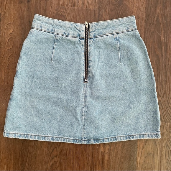 BDG Utility A-Line Denim Mini Skirt - Picture 4 of 5